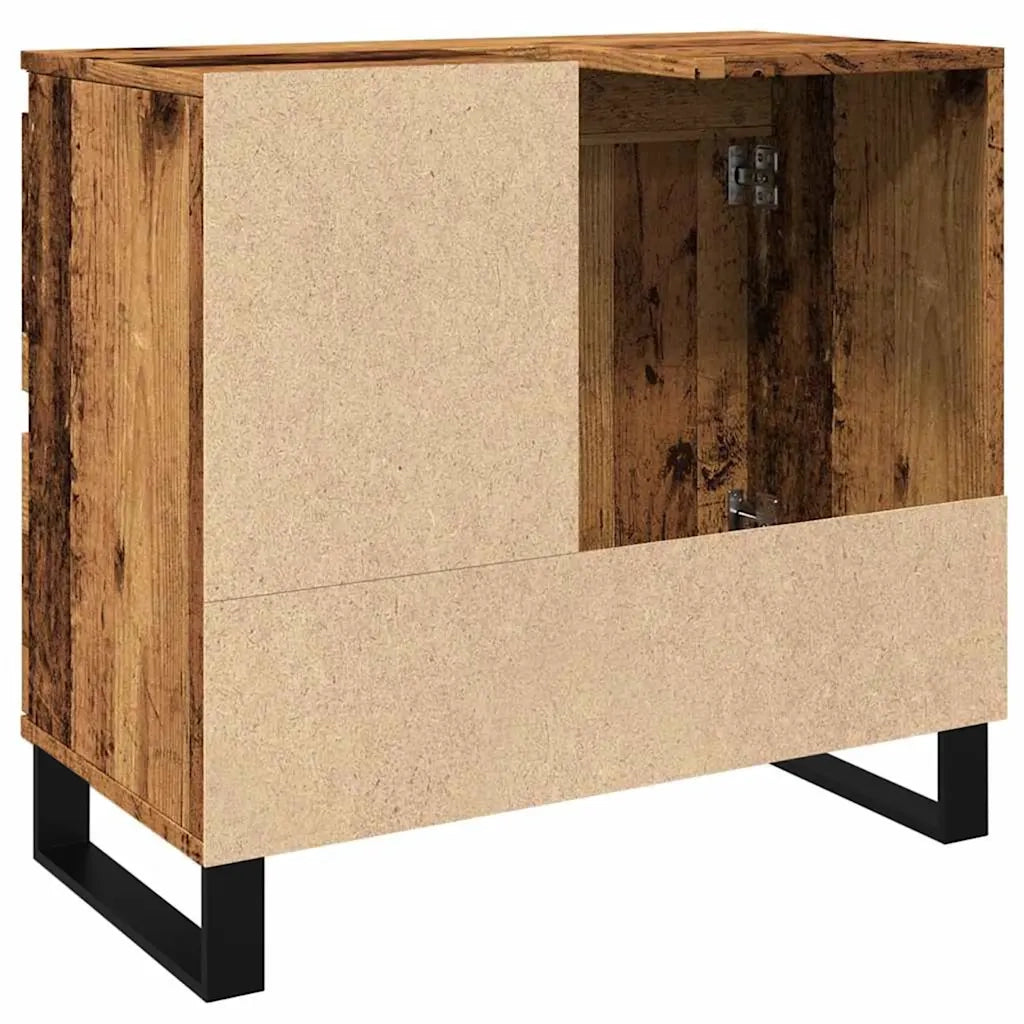 Armadietto da Bagno | Armadio da bagno Legno Antico 65x33x60 cm in Truciolato