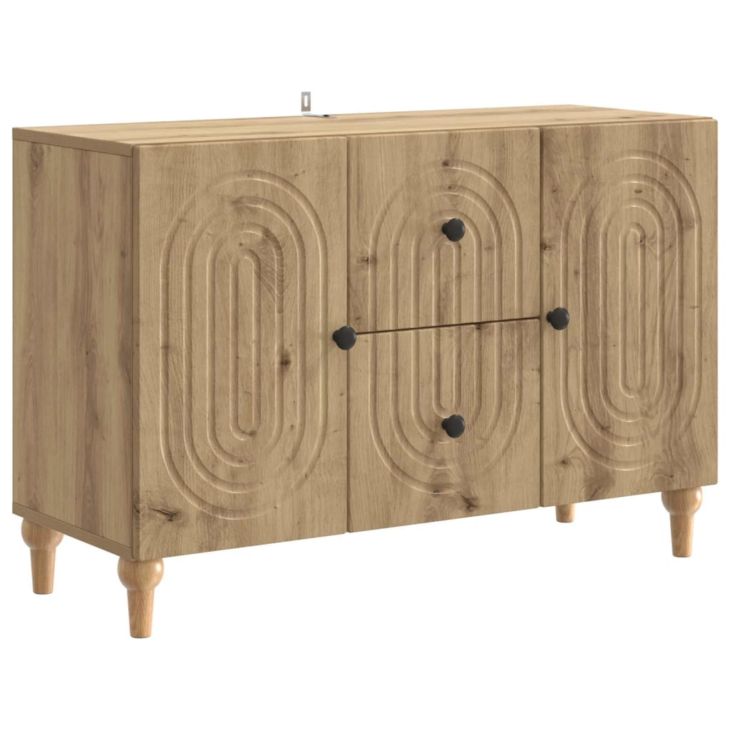 Mobile TV con cassetto Rovere Artigianale 89 x 34,5 x 60 cm