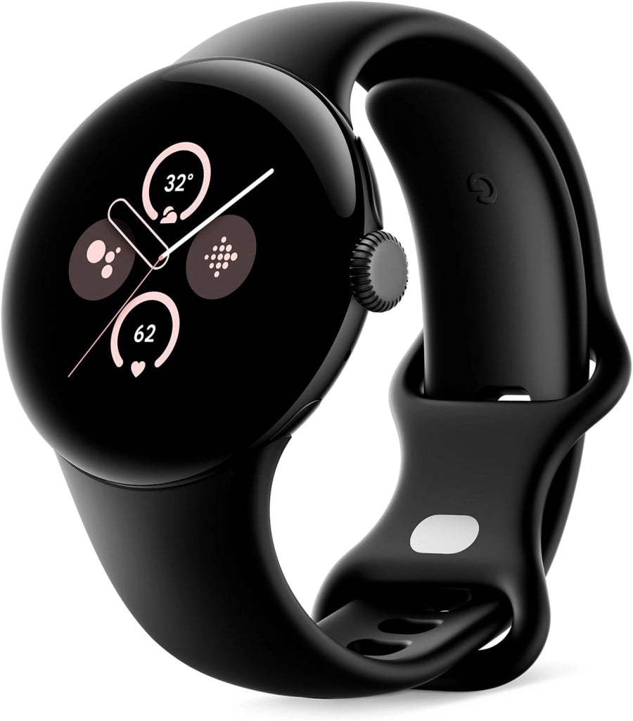 Google Pixel Watch 2 con cardiofrequenzimetro Fitbit, gestione dello stress e sicurezza, smart watch Android, cassa in alluminio nero opaco, ossidiana, WiFi (rinnovato)