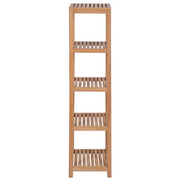 Scaffale per Bagno a 4 Ripiani in Massello di Teak 42x42x165cm 246500