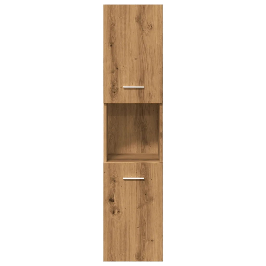 Set Mobili da Bagno 5 pz Rovere Artigianale Legno Multistrato 3328604