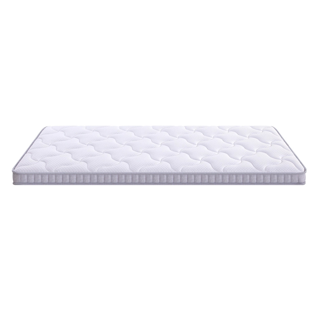 Materasso a molle insacchettate 7 zone con memory foam H3/H4 per divano letto e letto pieghevole bianco