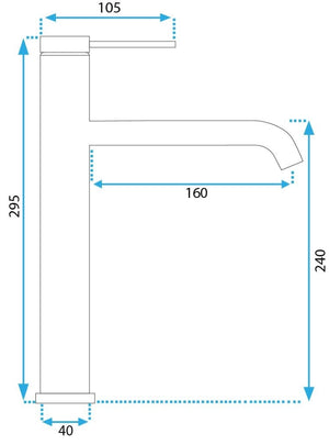 Rubinetto Da Lavabo Rea Clif Nikiel