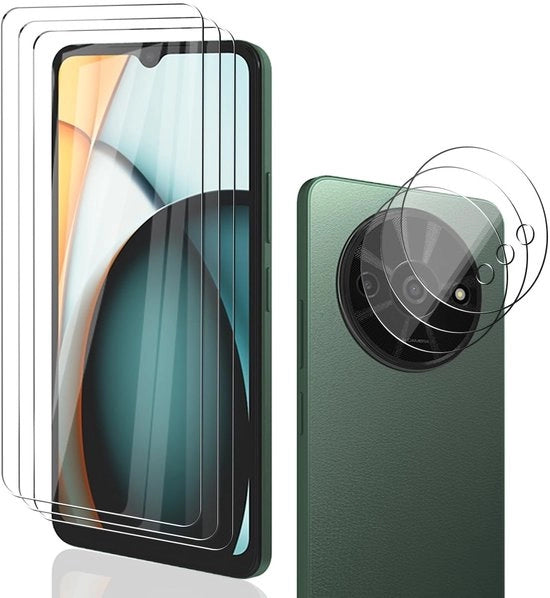 Protezione vetrata - 9H durezza - Protezione schermo - Adatto per Xiaomi Redmi A3 - 2 pezzi