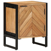 Comodino 40x30x50 cm in legno massello di acacia