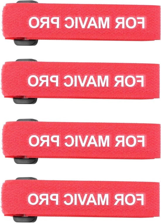 Tappetino di adesione a forma di elica per drone Mavic Air 2/Air 2S/Pro - colore rosso - 4 pezzi
