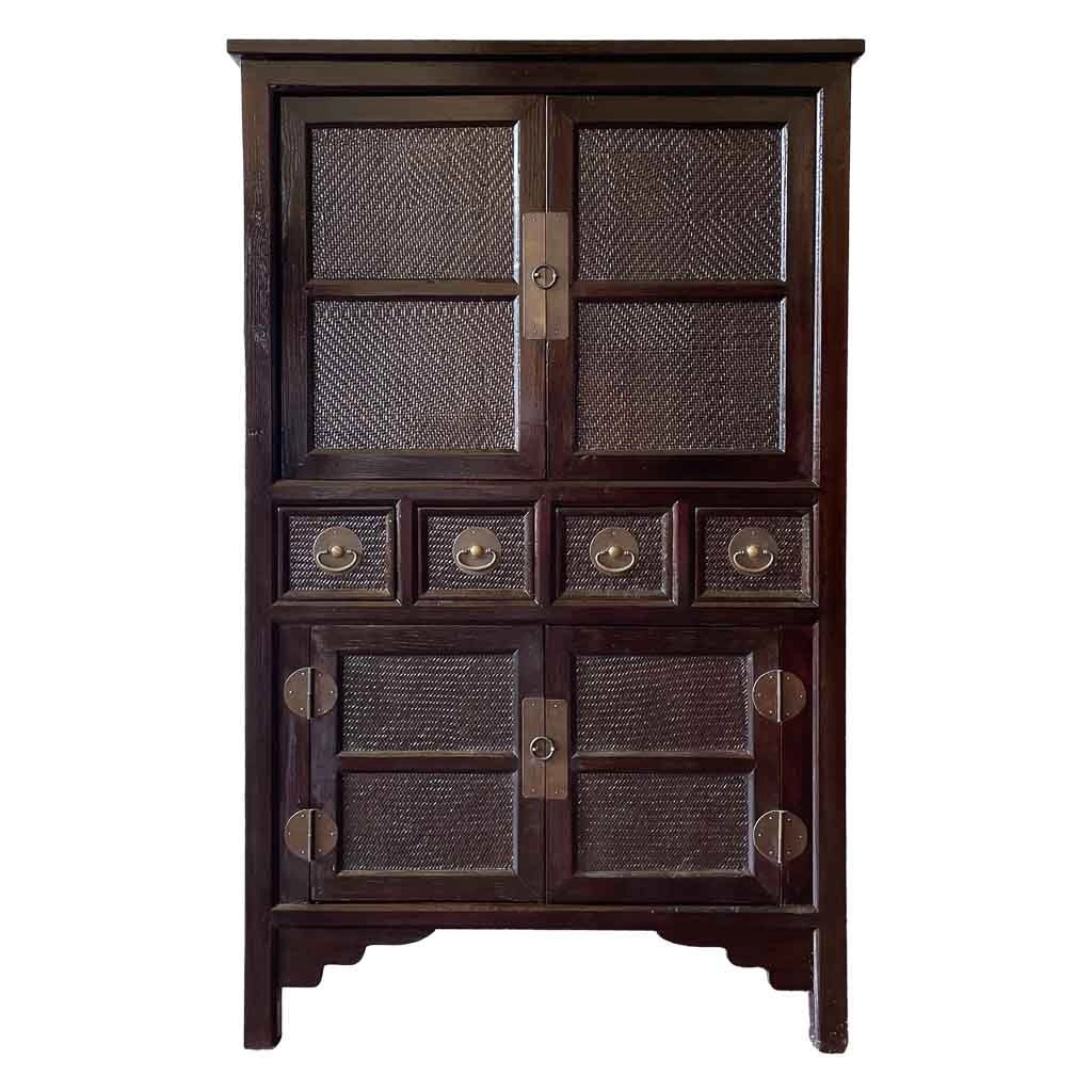 Armadio in legno marrone 100x62x160h
