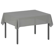 Tovaglia da Tavolo Grigio Chiaro 110 x 140 cm Poliestere 42039828