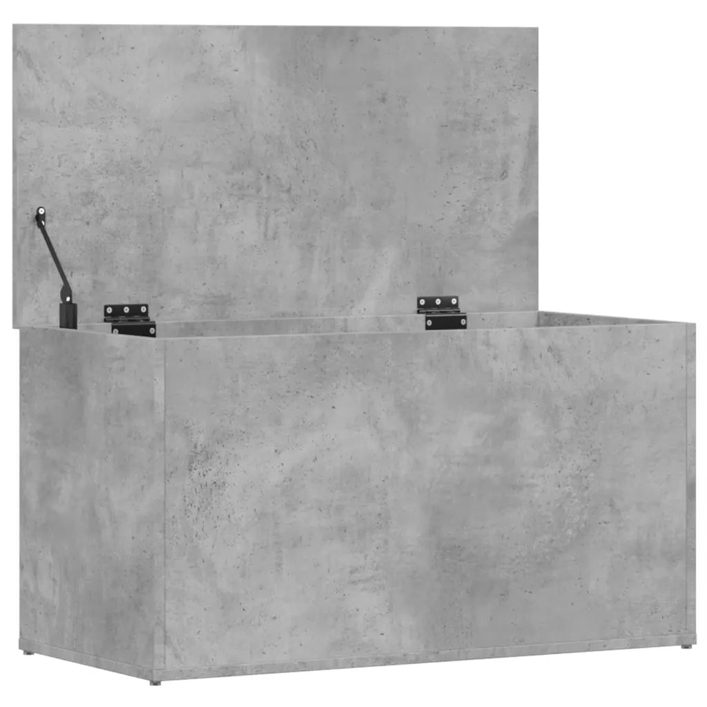 Cassapanca Grigio Cemento 84x42x46 cm in Legno Ingegnerizzato 803060