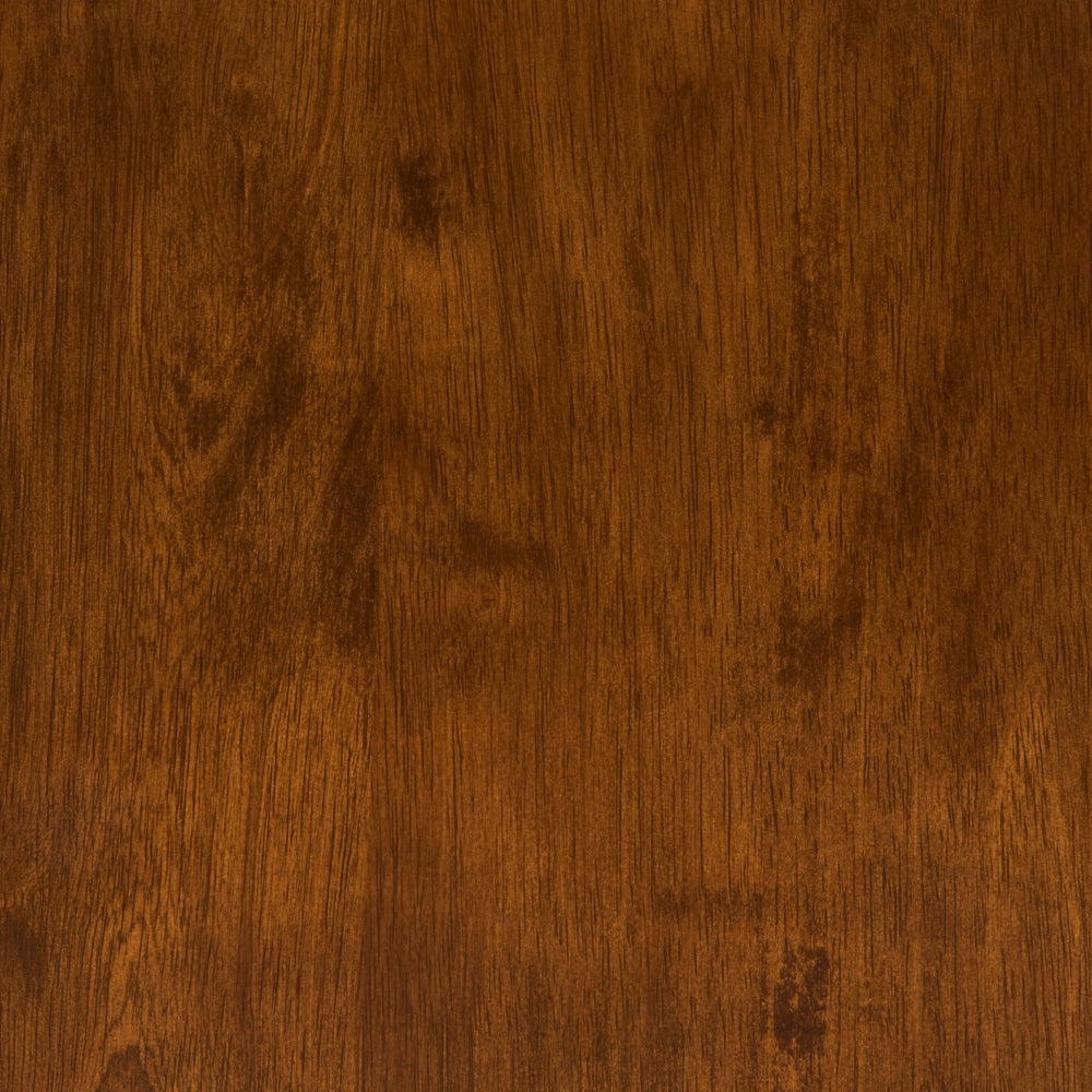 Set di 2 sedie da pranzo in legno di gomma marrone con schienale a doghe, sedie da cucina in stile rustico