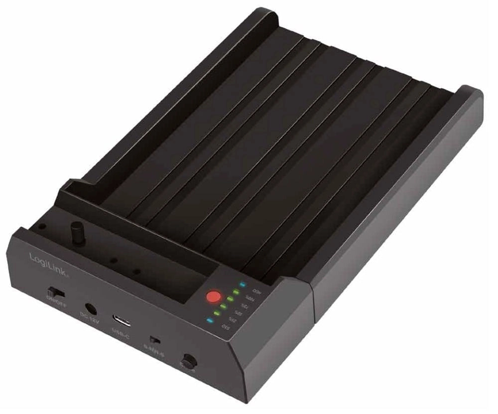 Box duplicazione esterna USB 3.2 Gen 2 Dual Bay Quickport One-Key Offline Clone Portatile