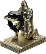 Standaard periferica per occhiali, gioielli, orologi, collane, supporti, vetrerie, torri, candelabri, penne, difensore, cavaliere, per ufficio e casa (bronzo)
