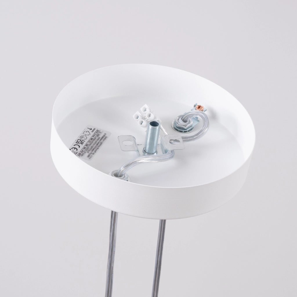 Lampada sospensione moderna bianca 2 tubi GU10 MODENO