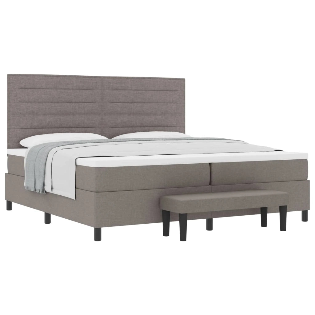 Letto a molle con testiera Talpa 200 x 200 cm Tessuto 3344020