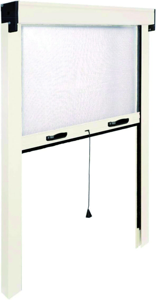 ZANZARIERA VERTICALE IN KIT col. Bianco (RAL 9010) cm.140x160
