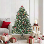 Albero di Natale artificiale con 150 LED Verde 150 cm