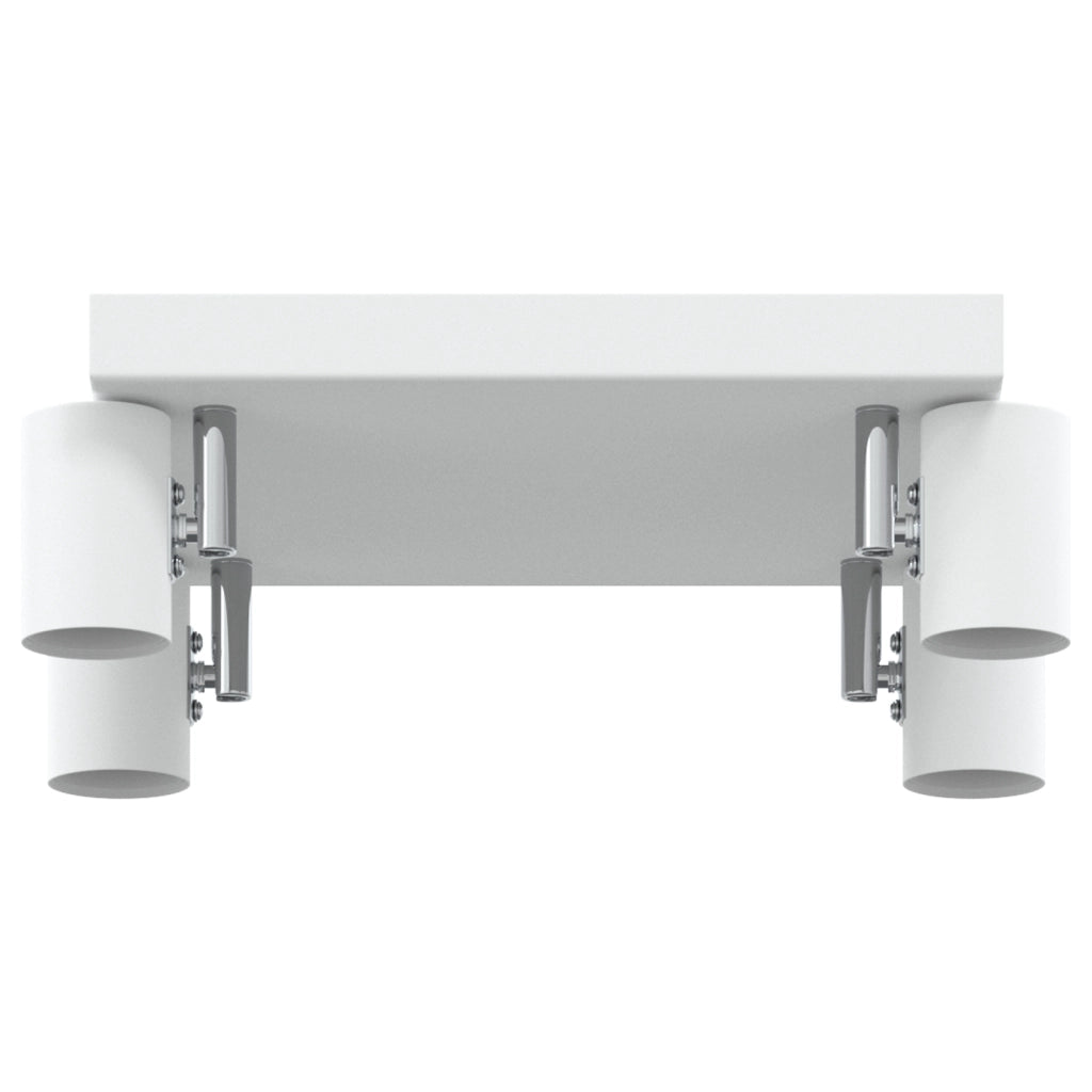 Faretto da soffitto 4 Via Regolabile Bianco E27