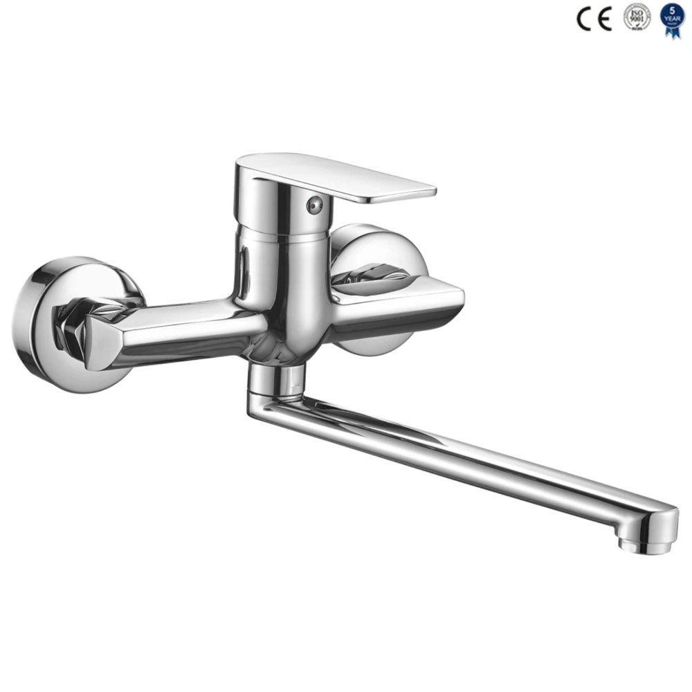 Trade Shop - Rubinetto Miscelatore Lavello Monocomando Moderno Cromato Classico Cube 87120 -