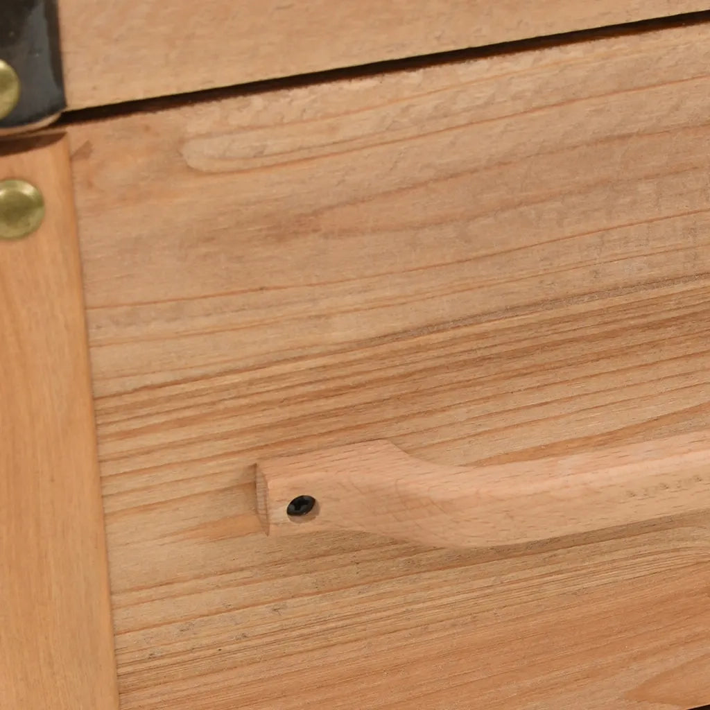 Cassettiera in Legno Massello di Abete 91x35x73 cm 245774
