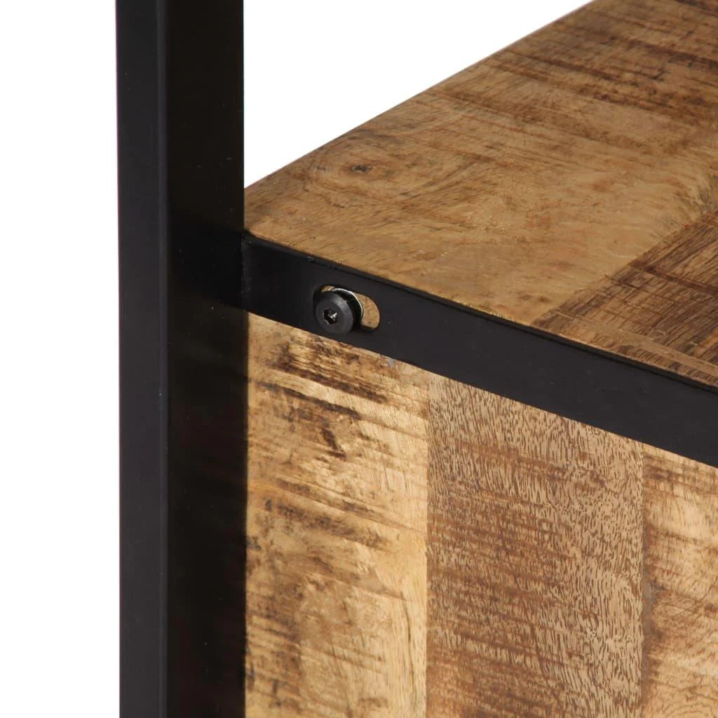 Credenza mobiletto consolle 120 cm legno massello di mango 4402226