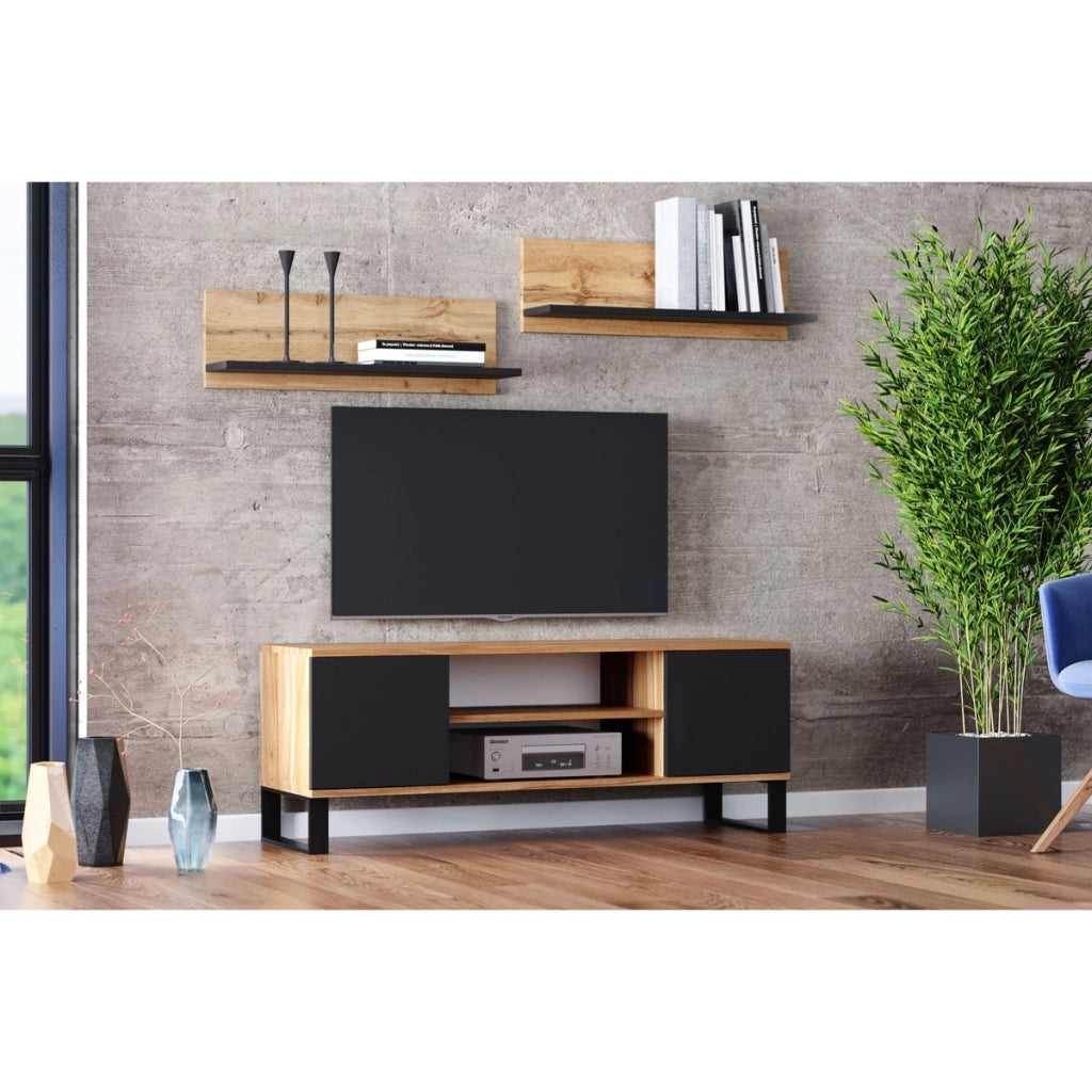 Mobile TV Focus in Rovere Craft e Nero