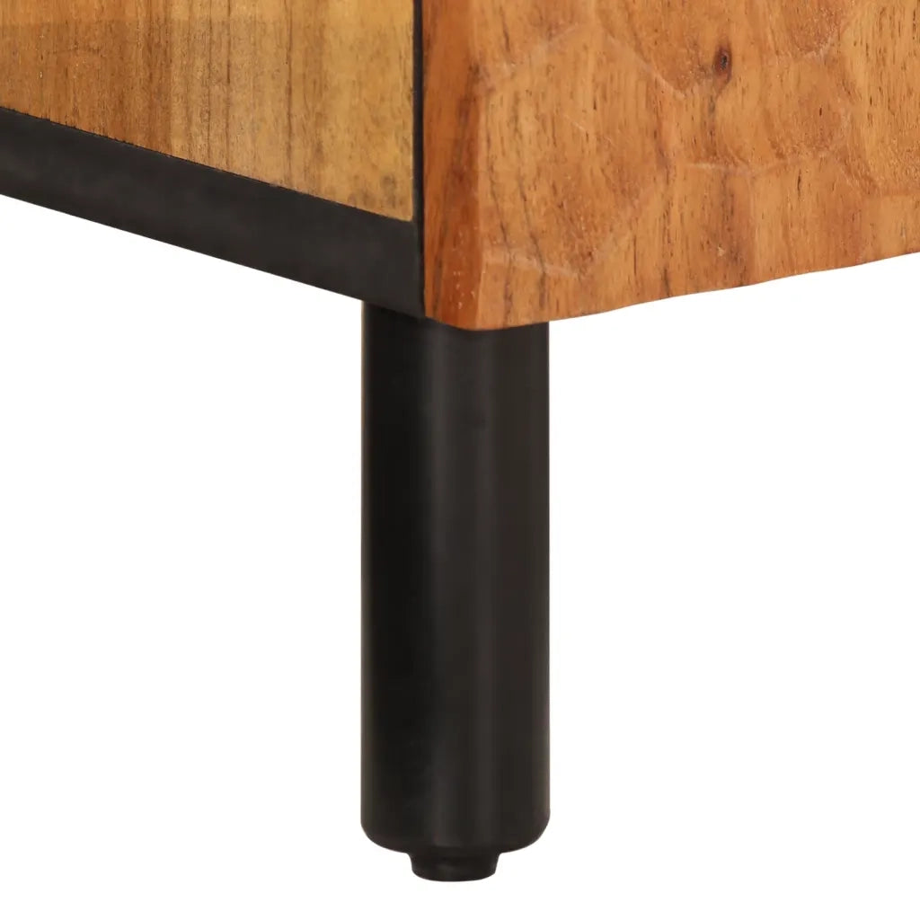 Mobile Porta TV 105x33x46 cm in Legno Massello di Acacia 356855