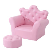 Divano gioco per bambini, divano per bambini con pouf, divano gioco per bambini a tema principessa, mini divano per un angolo accogliente, cameretta