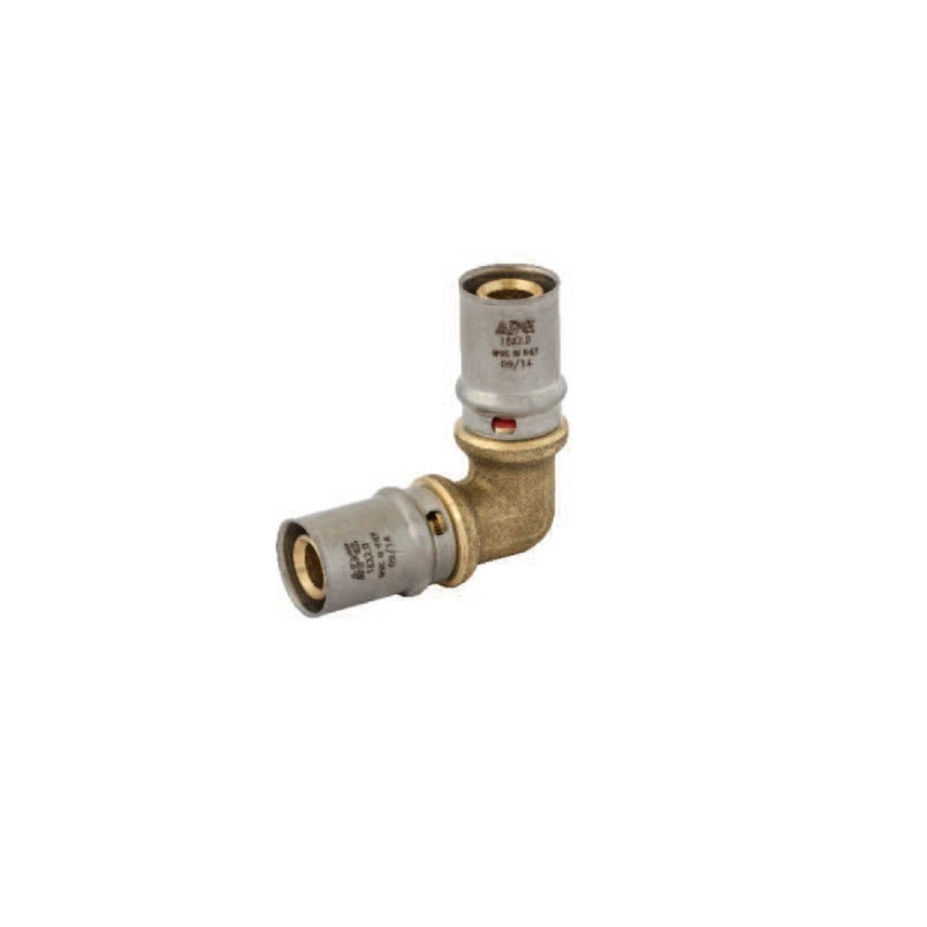 Raccordo a pressare curvo D.20x20 3AP1510020 per multistrato