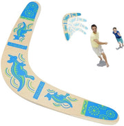 Giocattolo in legno a forma di V - Volo dei dardi - Divertimento all'aperto - Adatto per adulti/bambini - Sostenibile e sicuro - Aeromodellino