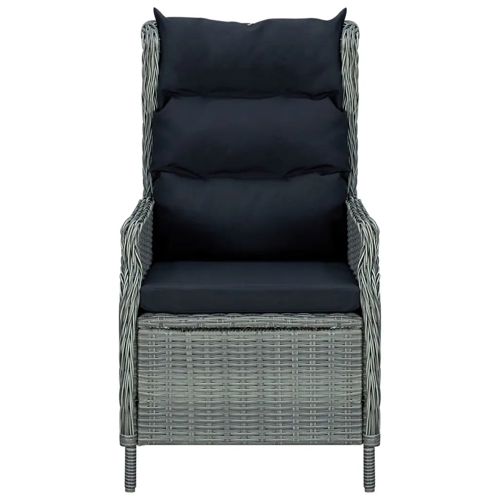 Set Mobili da Pranzo per Giardino 5 pz Grigio Chiaro 3072167