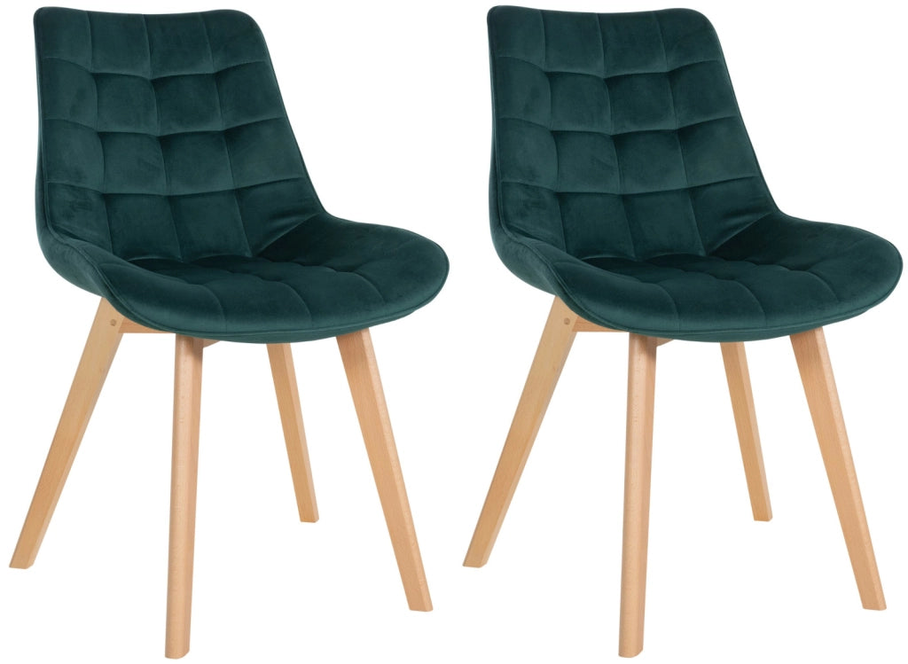 2er Set Stьhle Brook Samt