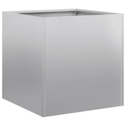 Fioriera | Cassetta per fiori | Vaso 40x40x40 cm in Acciaio Zincato