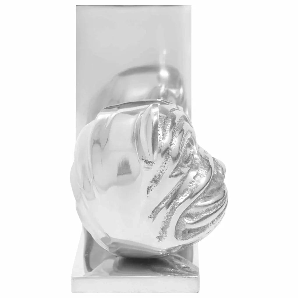 Fermalibri 2 pz Argento 8 x 12 x 16,5 cm Alluminio CFW6682316