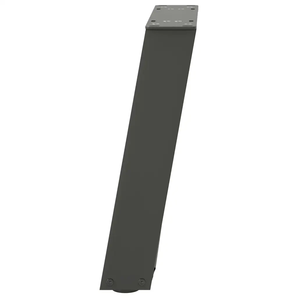 vidaXL Gambe per Tavolino da Caffè a Forma di U 2 pz Antracite 28x(42-43) cm Acciaio