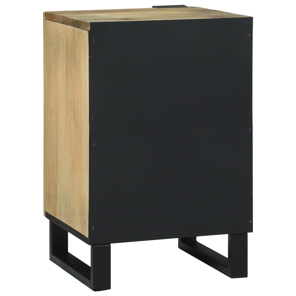 Mobile da Bagno 38x33.5x58 cm Legno Massello Mango e Legno Ingegnerizzato