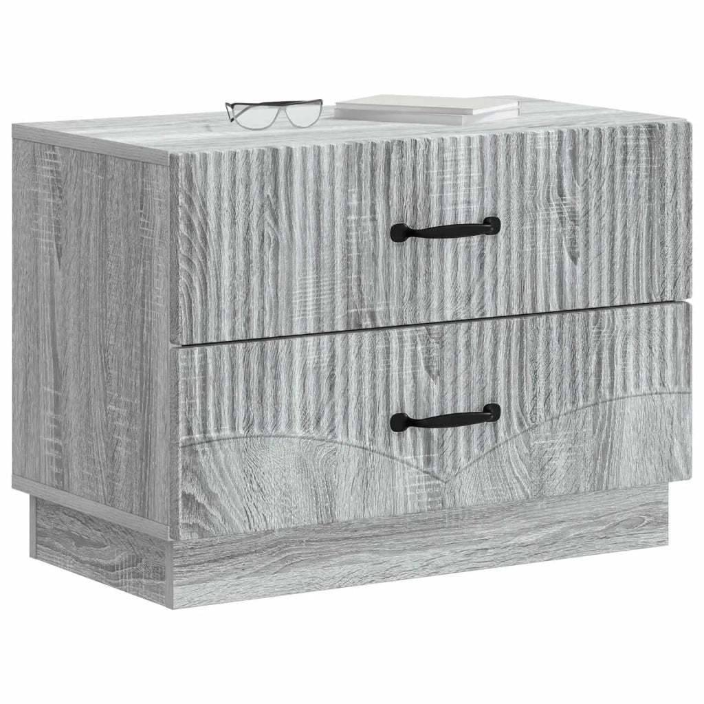 Armadio da Notte Grigio Sonoma 62 x 34,5 x 44,5 cm 895241