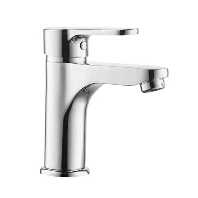 Set rubinetti lavabo e bidet cromati Paco piletta inclusa