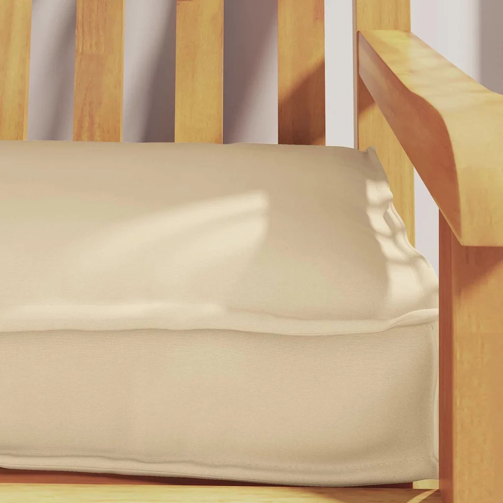 Cuscino per pallet Beige 180 x 40 x 8 cm Tessuto Oxford 42001671