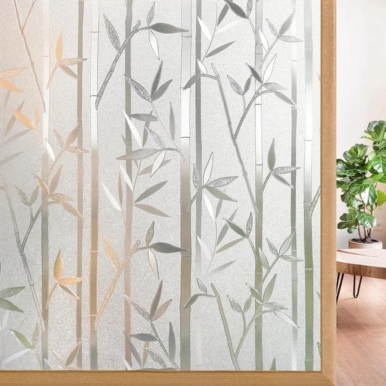 Sticker di vetro - 45 x 300 cm vetrina trasparente - Resistente all'UV - Anticondensazione - Zonatura - Isolamento termico - Rimovibile con acqua - Riciclabile - Adatto per ufficio e casa