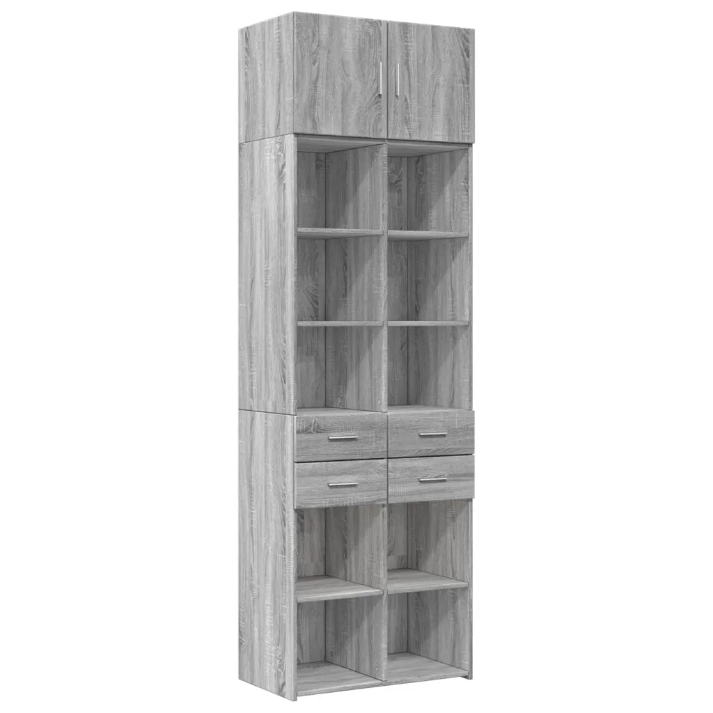 Armadietto Grigio Sonoma 70x42,5x225 cm in Truciolato 3281341