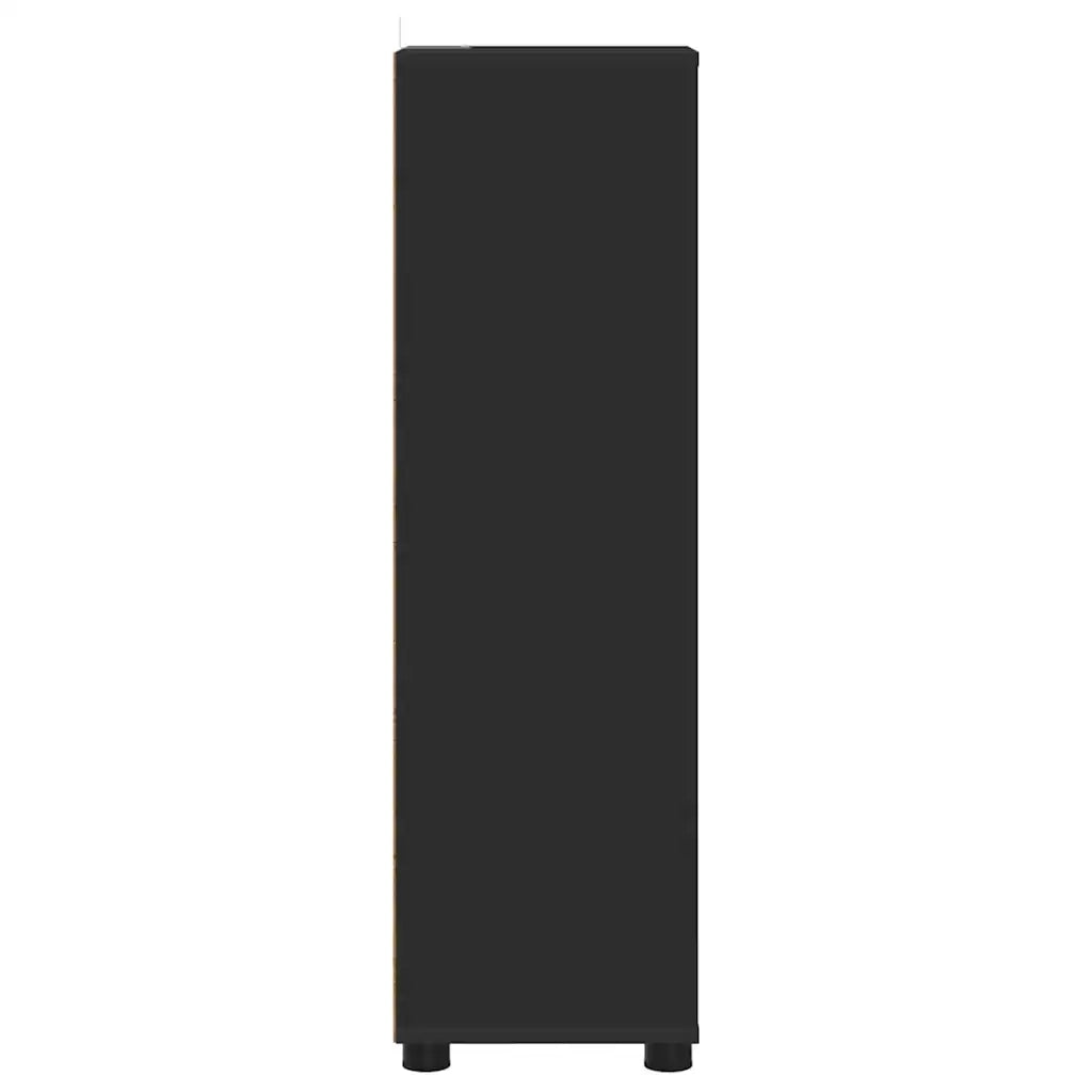 Mobile da Bagno Nero 30,5 x 30 x 101 cm Legno multistrato