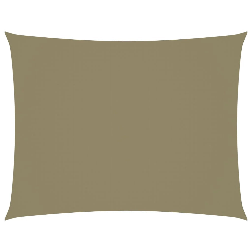 Tenda/ombrellone rettangolare in tessuto Oxford beige 3 x 4 m codice 02_0009662