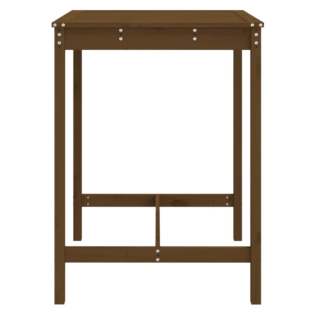 Tavolo da Giardino Ambra 82,5x82,5x110cm Legno Massello di Pino 824084