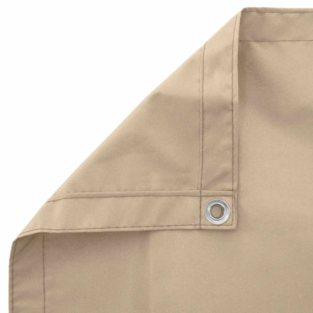 Schermo da balcone Beige 75 x 200 cm Oxford alu rivestito in PU