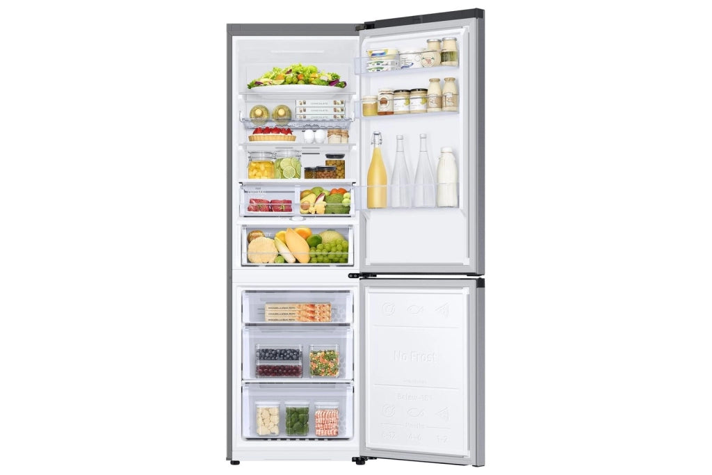 Samsung RB34C675DSA EcoFlex AI Frigorifero Combinato 344 L 185 cm Classe D 35 dB No Frost Wi-Fi Display Touch colore Acciaio Inossidabile