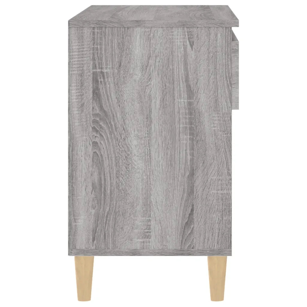 Scarpiera Grigio Sonoma 70x36x60 cm in Legno Multistrato