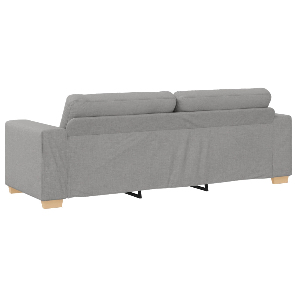 Divano a 3 posti  Grigio Nuvola 180 cm in Tessuto