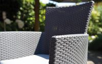 Poltrona da Giardino 62x60x89 cm in Resina Keter Iowa Dining Chari Antracite