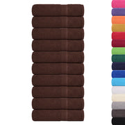 Asciugamani FROGN 10 pz Marrone 50x100 cm 360 g/m² 136760