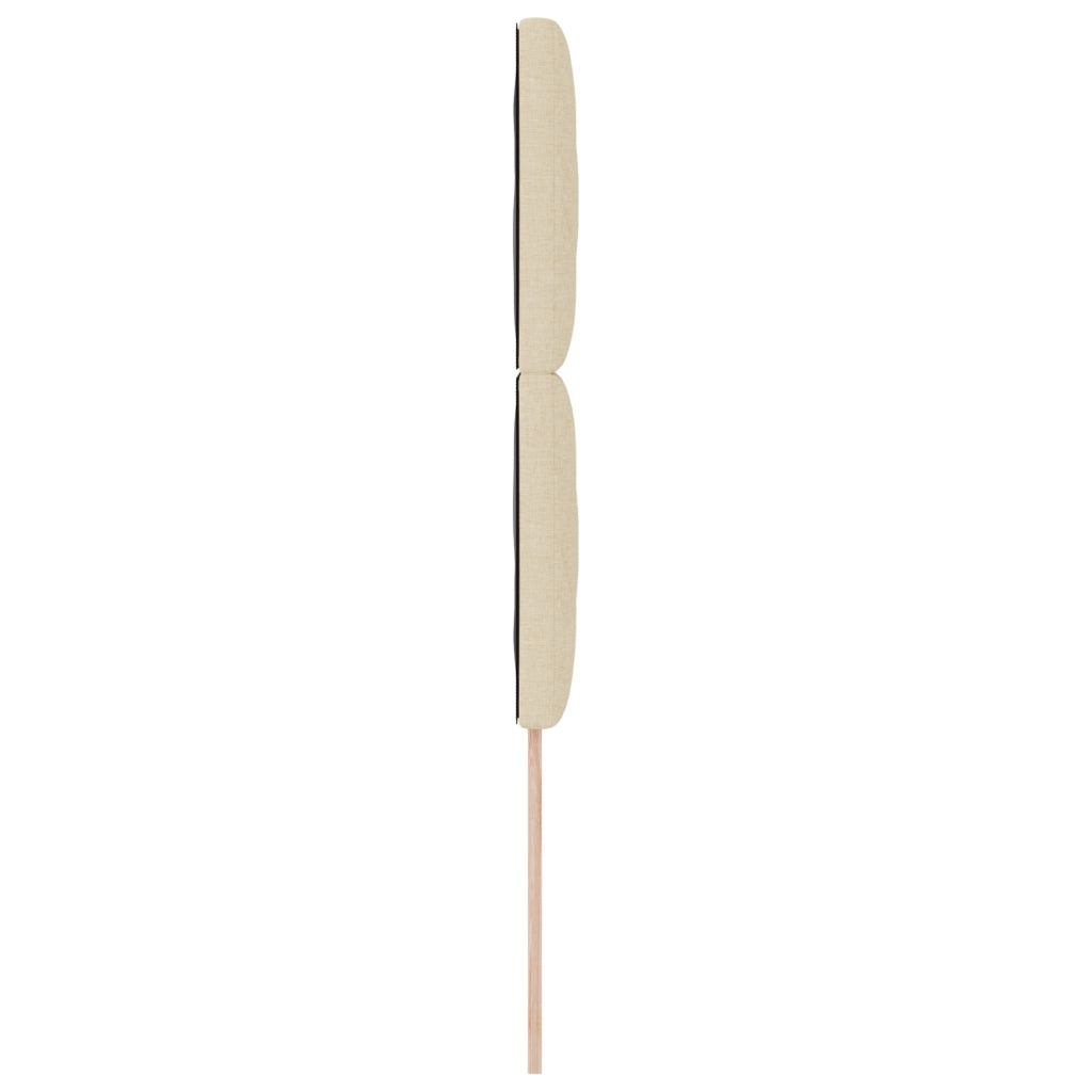 Testata LED  Design a Diamante Crema 100 cm Tessuto